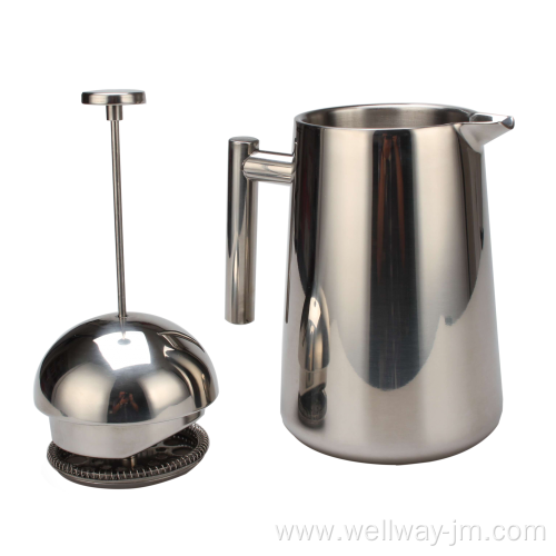 100%Stainless Steel French Press Coffee Maker